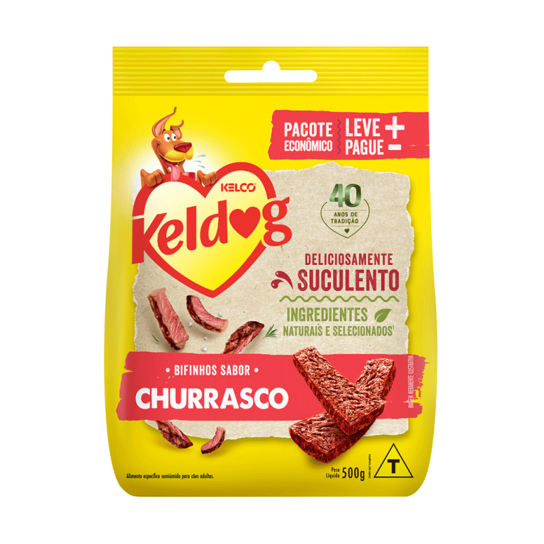 Bifinho Keldog Churrasco Cães 500g