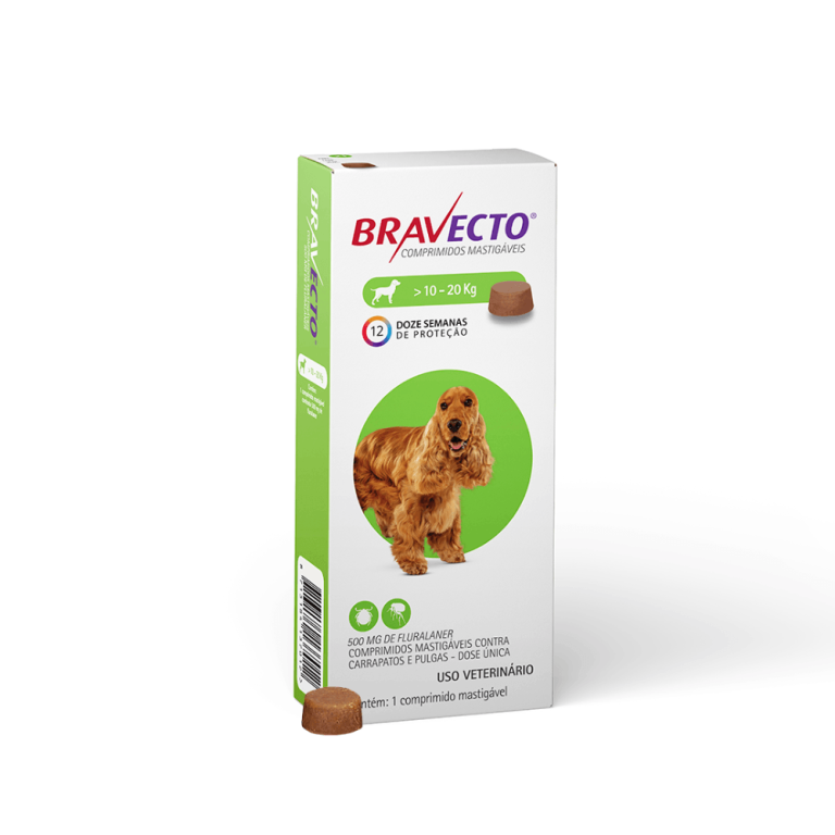Bravecto Comprimido Cães 10 a 20kg