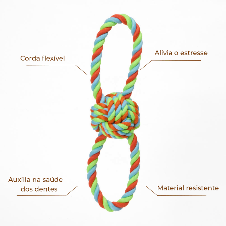 Brinquedo de Corda Flicks para Cães