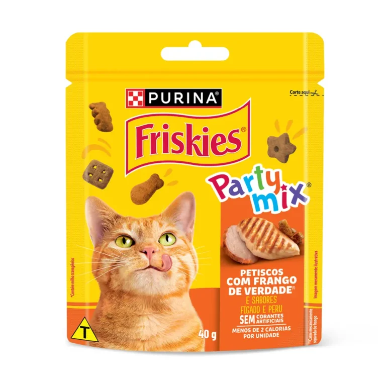 Friskies Party Mix Frango, Fígado e Peru 40g