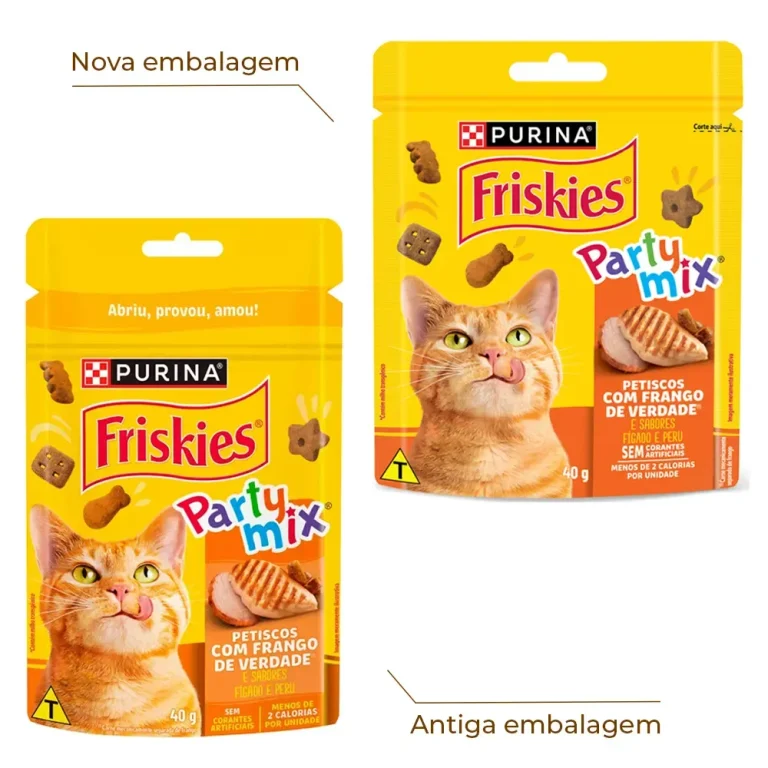 Friskies Party Mix Frango, Fígado e Peru 40g