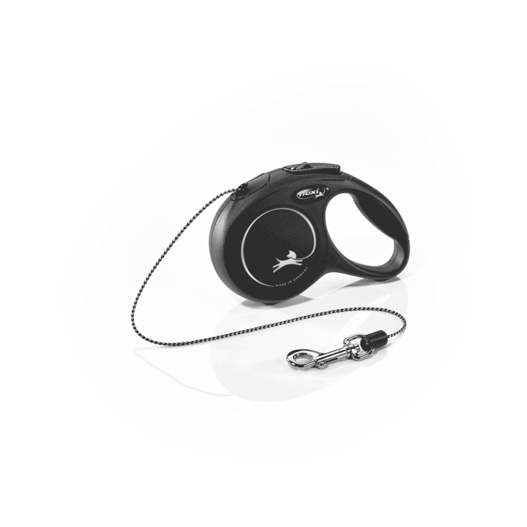 Guia Retrátil Flexi Classic 3m Preta Cães até 15kg