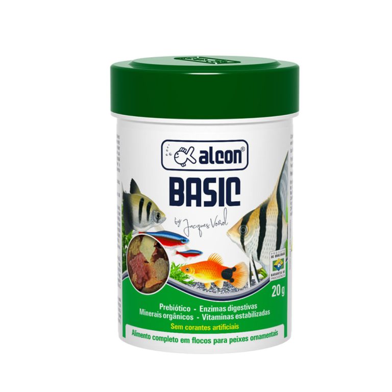 Ração Alcon Basic Flocos para Peixes Tropicais 50g