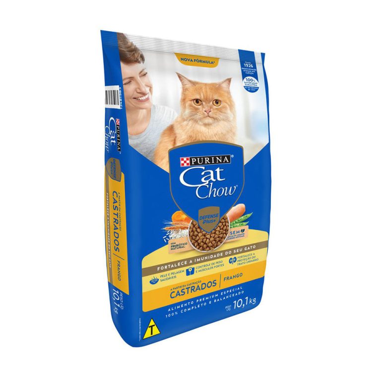 Ração Cat Chow Gatos Castrados Frango 10.1kg
