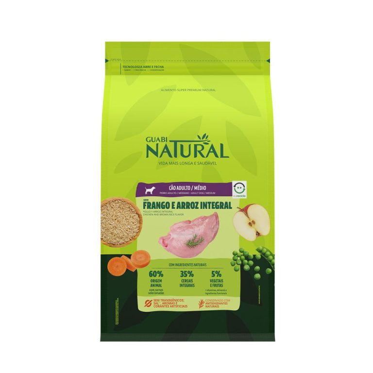 Ração Guabi Natural Cães Adultos Frango 15kg