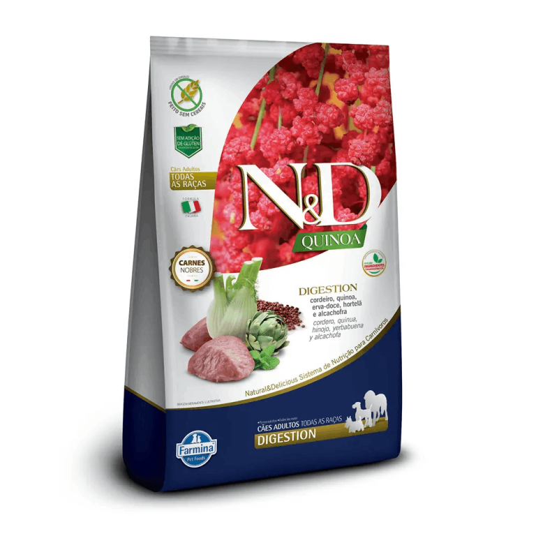 Ração N&D Quinoa Digestion Cordeiro Cães 10.1kg