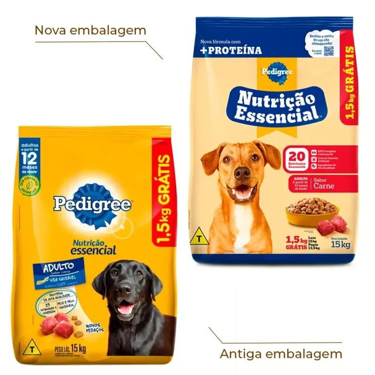 Ração Pedigree Nutrição Essencial Adulto Carne 15kg