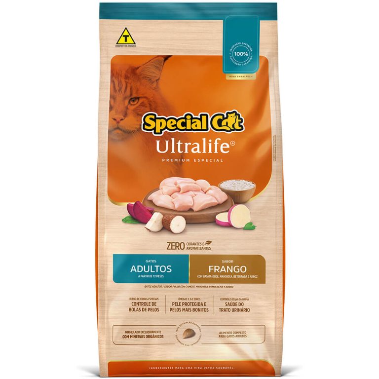 Ração Special Cat Ultralife Frango 10.1kg