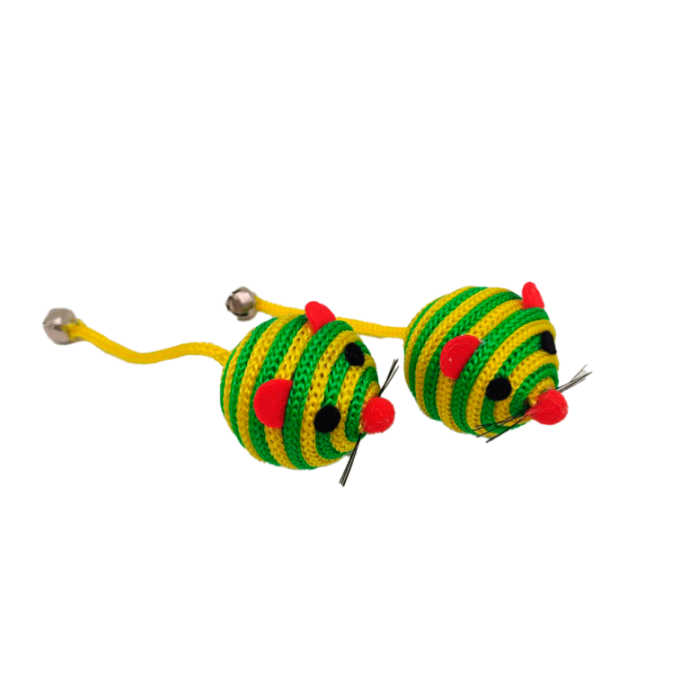 Ratinho de Pelúcia Verde Savana para Gatos