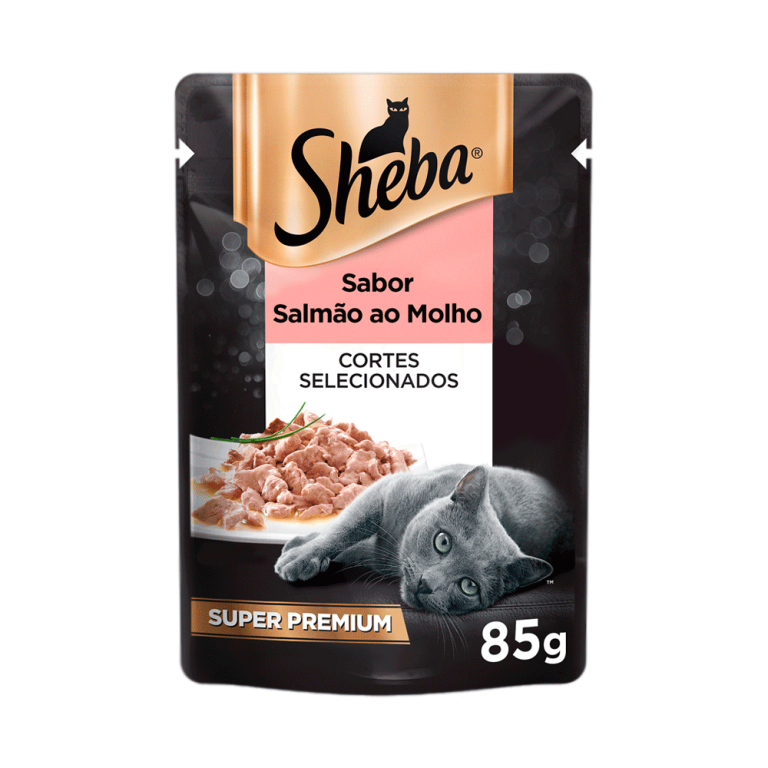 Sachê Sheba Gatos Adultos Salmão ao Molho 85g