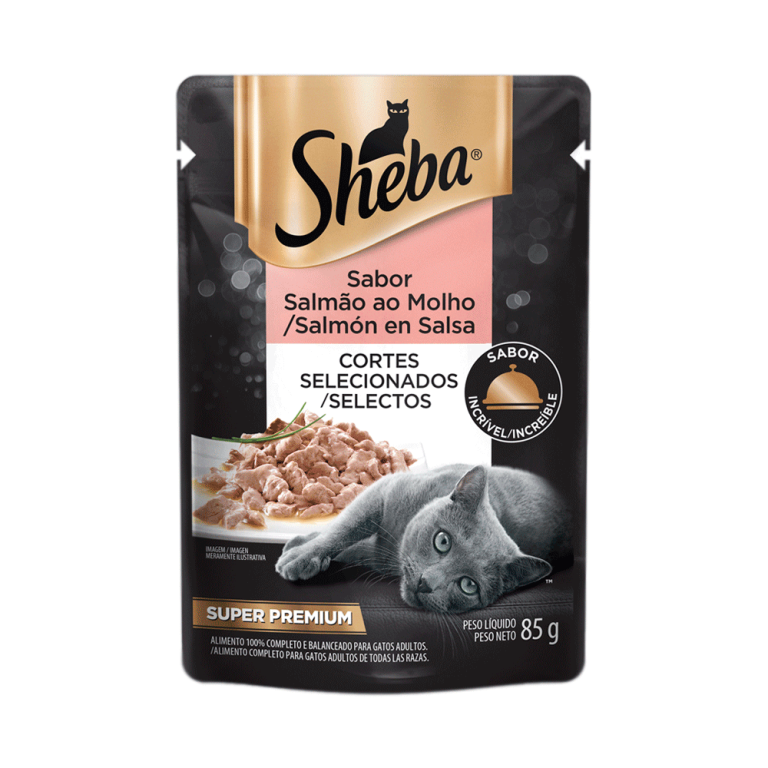 Sachê Sheba Gatos Adultos Salmão ao Molho 85g